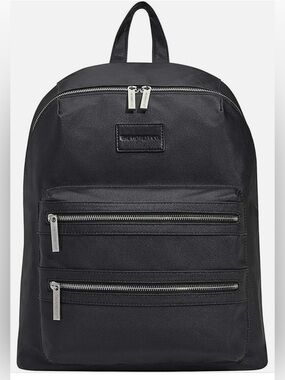 Black diaper backpack by The Honest Company